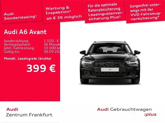 Gebraucht Audi A6 S-Line 286 PS (210 kW) 2025 Mythosschwarz metallic/mythoss Kombi