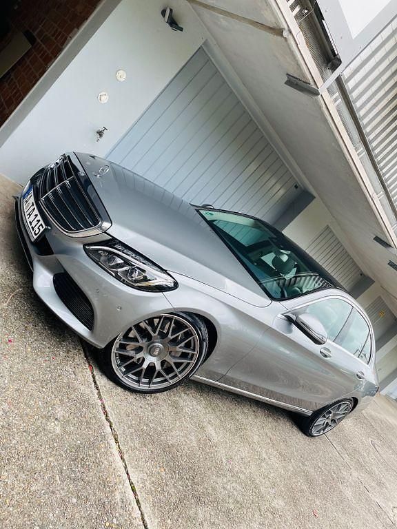 Silber Gebraucht 2016 Mercedes C400 Avantgarde Limousine | 25.600 € (Fairer Preis) - Bild 1/4
