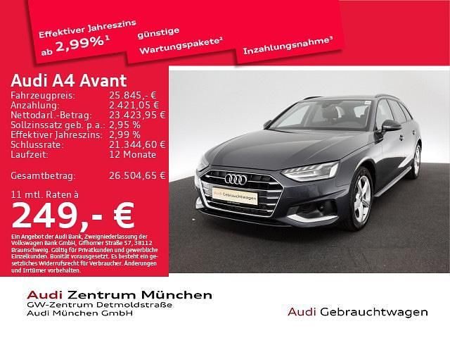 Manhattangrau metallic Gebraucht 2022 Audi A4 Ambiente Kombi | 25.845 € (Superpreis) - Bild 1/2