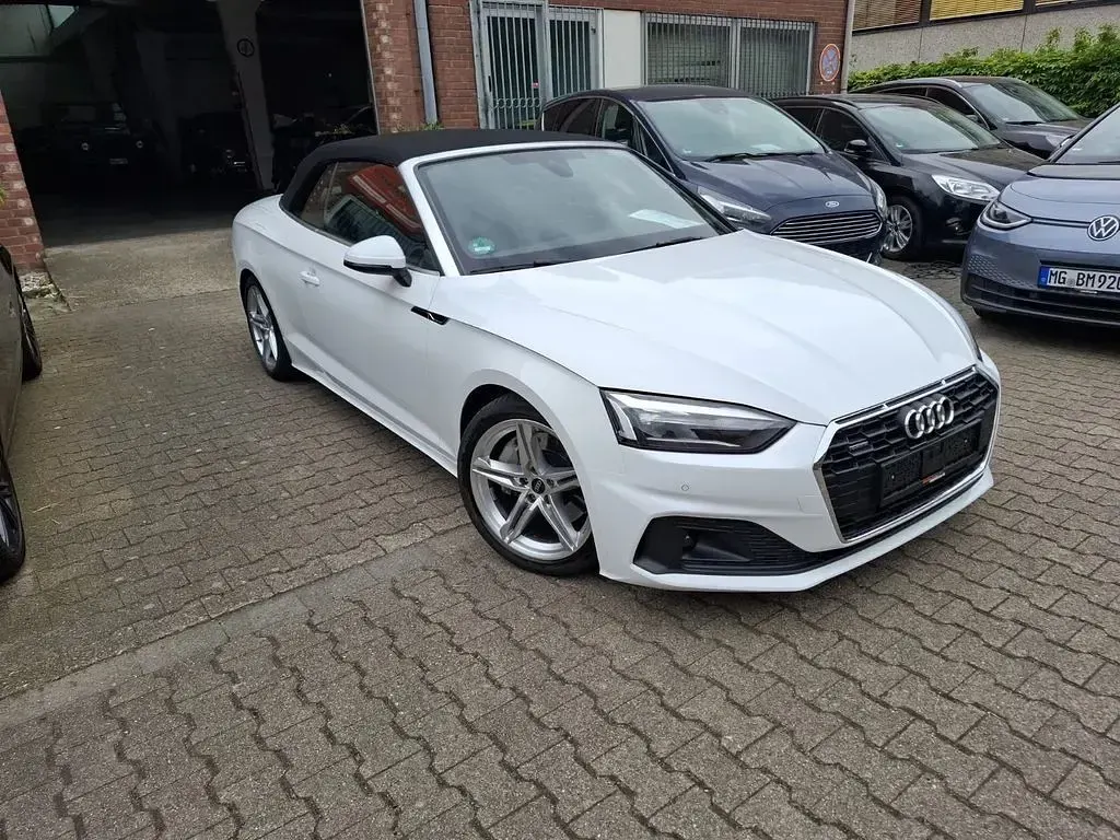 Gebraucht Audi A5 Cabriolet S-Line 265 PS (194 kW) 2023 Weiß Cabrio