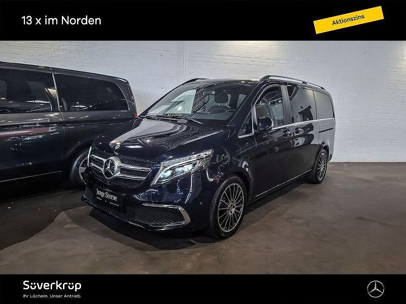 Blau Gebraucht 2019 Mercedes V300 Exclusive Van / Kleinbus | 53.850 € (Guter Preis) - Bild 1/4