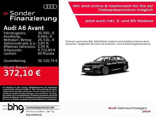 Schwarz Gebraucht 2022 Audi A6 Basis Kombi | 29.990 € (Guter Preis) - Bild 1/4