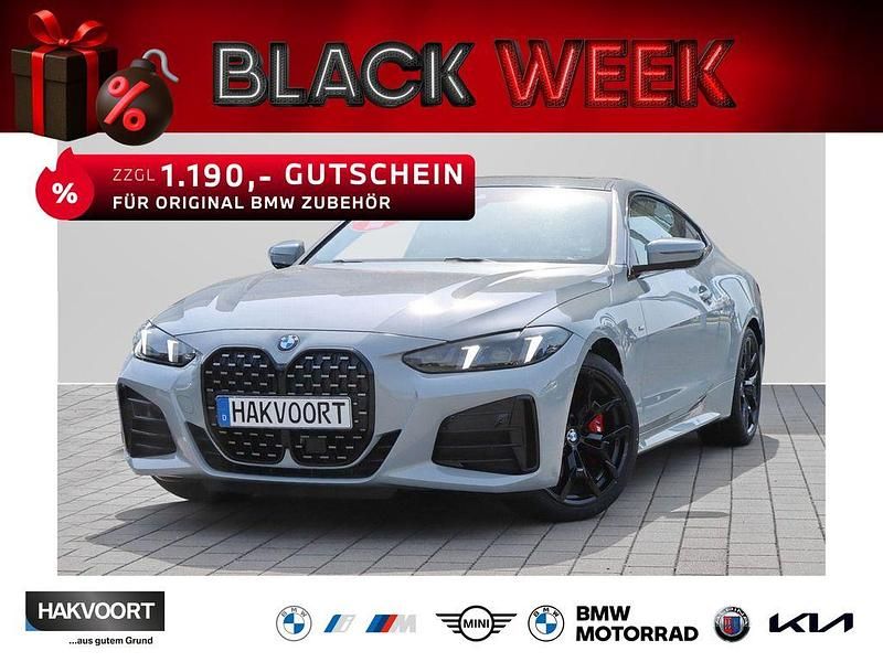 M brooklyn grau metallic Gebraucht 2024 BMW 420 Comfort Edition Coupé | 52.990 € - Bild 1/4