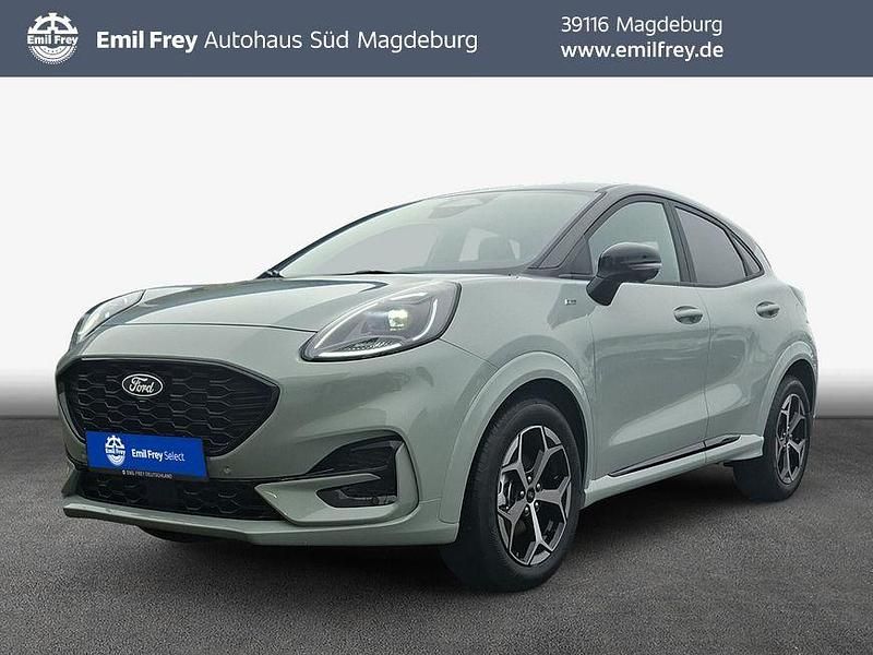 Cactus grey Neu 2025 Ford Puma ST-Line SUV | 31.901 € - Bild 1/4
