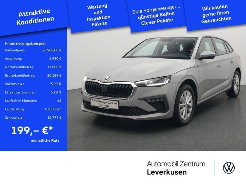 Grau / stahlgrau Gebraucht 2024 Skoda Scala Selection Kleinwagen | 23.980 € (Fairer Preis) - Bild 1/4