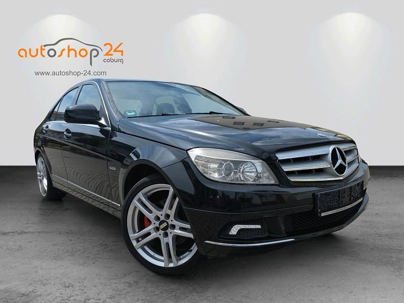 Schwarz Gebraucht 2007 Mercedes C200 Limousine | 5.299 € (Etwas zu teuer) - Bild 1/4
