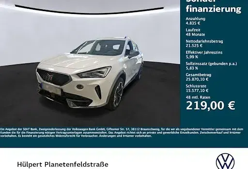 Gebraucht Cupra Formentor 204 PS (150 kW) 2024 Nevada weiss SUV
