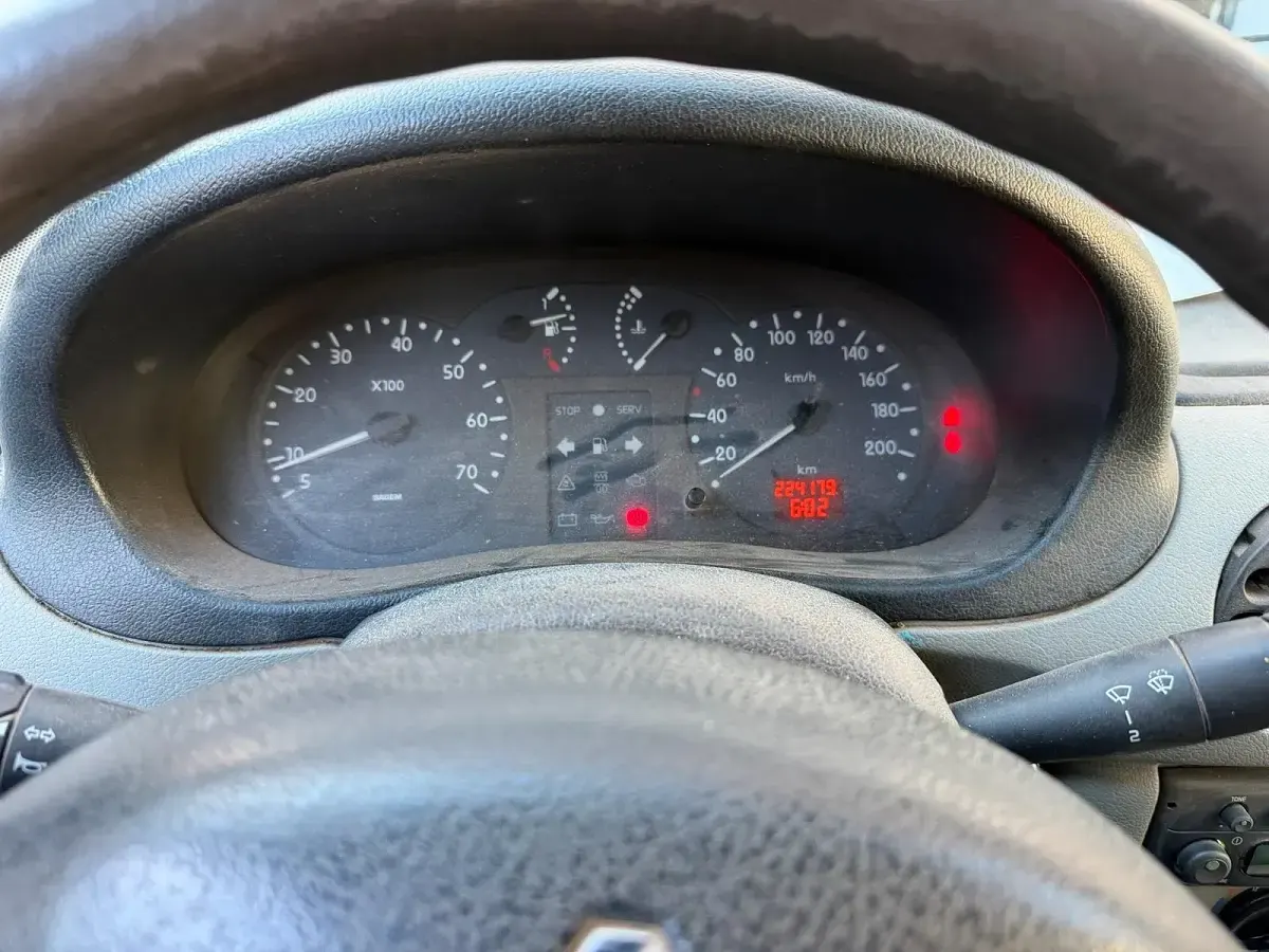 Gebraucht Renault Kangoo 66 PS (48 kW) 2004 Blau Van / Kleinbus