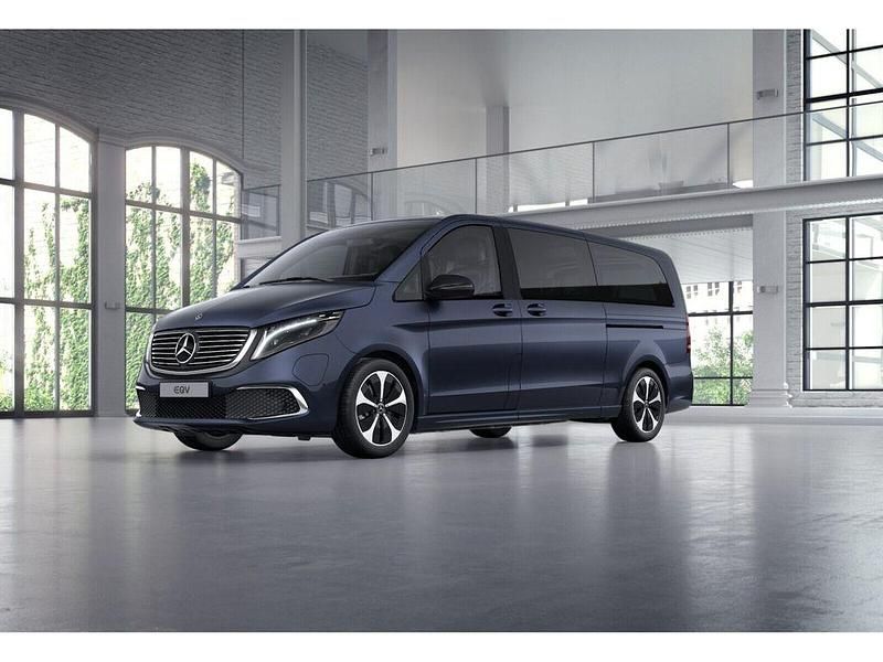 Blau Gebraucht 2024 Mercedes EQV300 Avantgarde Van / Kleinbus | 53.400 € (Teuer) - Bild 1/3
