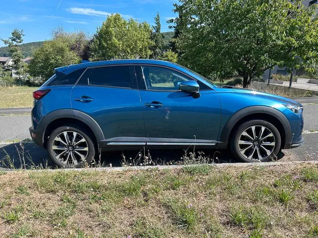 Gebraucht Mazda CX-3 Selection 121 PS (88 kW) 2021 Blau SUV