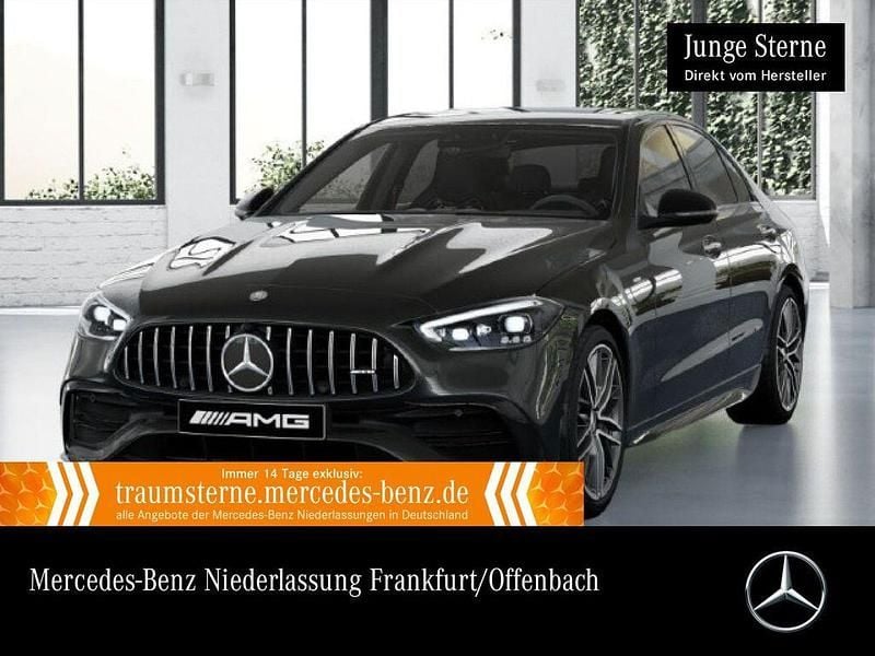 Grau Gebraucht 2024 Mercedes C43 AMG AMG Limousine | 61.890 € - Bild 1/3