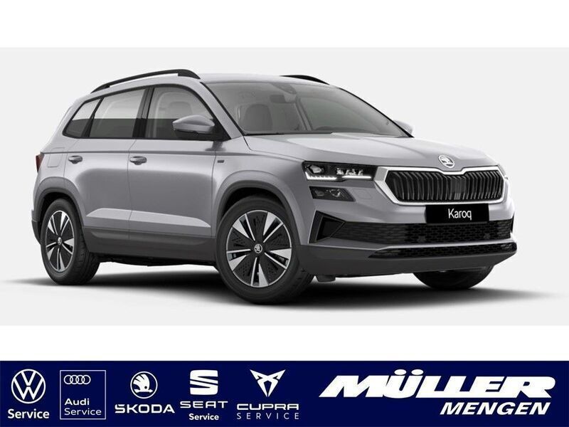Brillantsilber metallic Neu 2024 Skoda Karoq Tour SUV | 35.790 € (Fairer Preis) - Bild 1/4