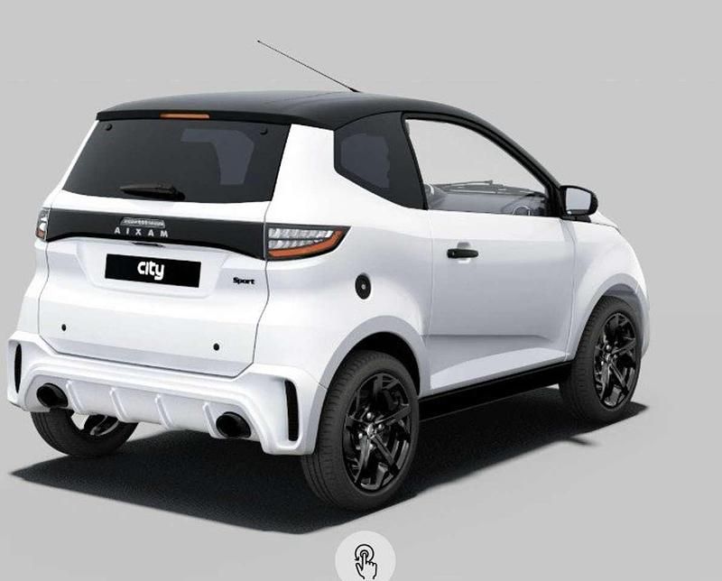 Neu Aixam City Sport 2025 Weiß Kleinwagen