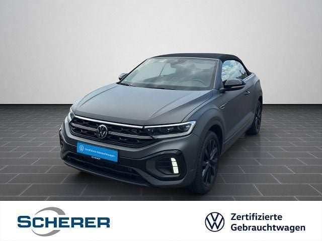 Indiumgrau matt/schwarz Gebraucht 2023 VW T-Roc Cabriolet Edition Cabrio | 33.990 € (Etwas zu teuer) - Bild 1/4