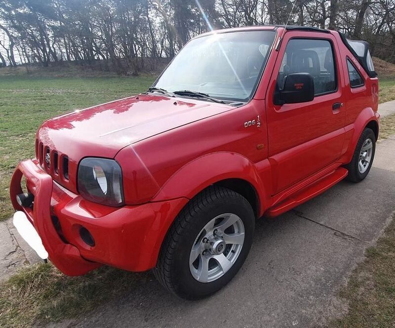 Rot Gebraucht 2003 Suzuki Jimny SUV | 5.999 € (Fairer Preis) - Bild 1/4