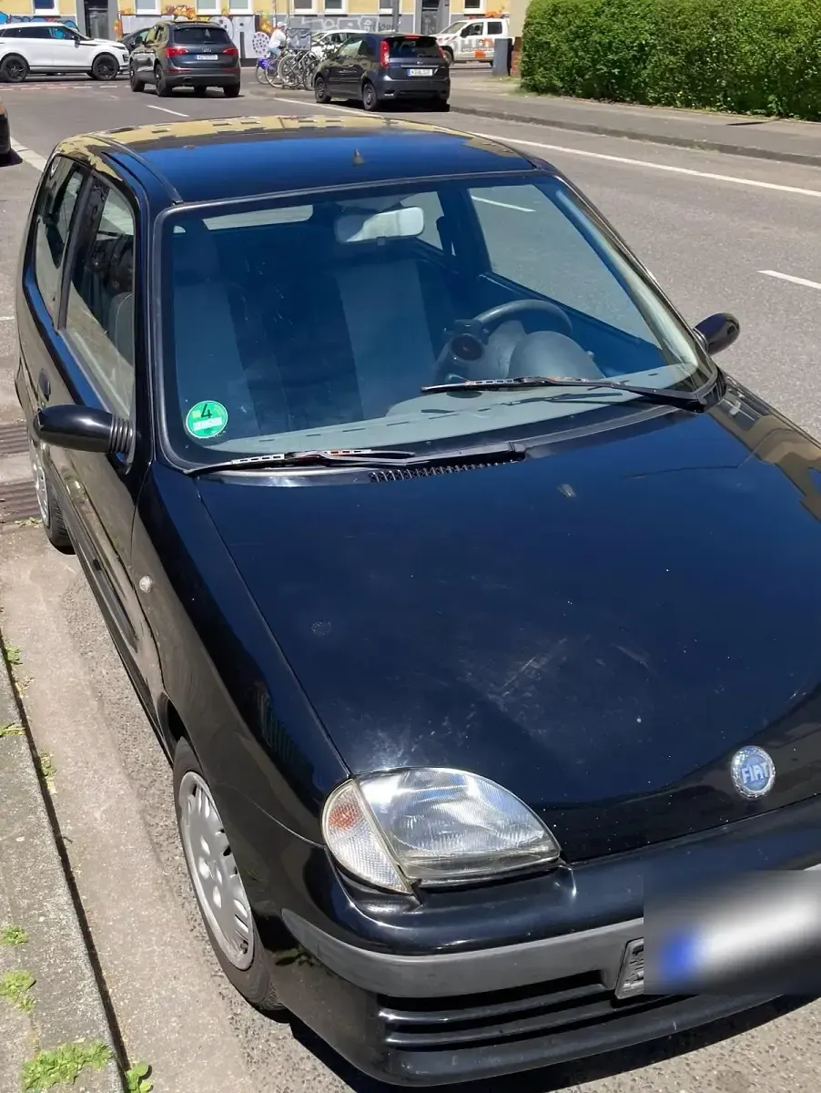 Gebraucht Fiat Seicento 55 PS (40 kW) 2001 Schwarz Kleinwagen