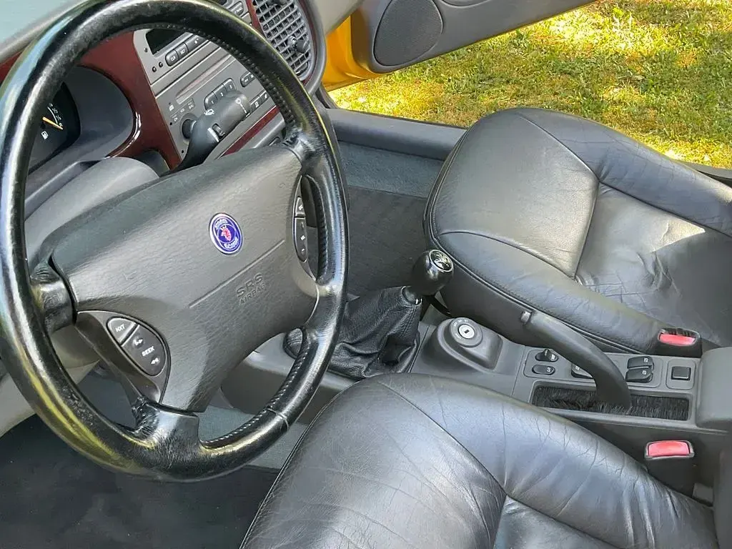 Gebraucht Saab 9-3 185 PS (136 kW) 1998 Gelb Cabrio