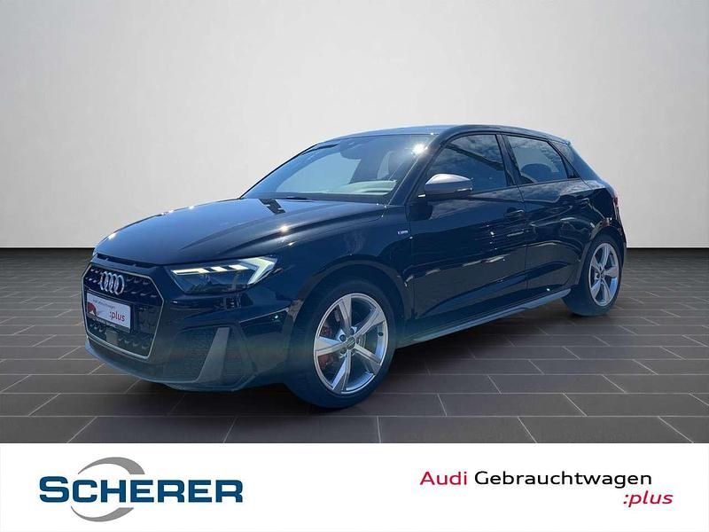 Mythosschwarz metallic/manhatt Gebraucht 2020 Audi A1 S-Line Kleinwagen | 22.900 € (Guter Preis) - Bild 1/4