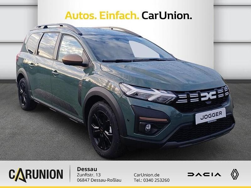 Neu Dacia Jogger Extreme 141 PS (103 kW) 2025 Safarigrüngrau Van / Kleinbus
