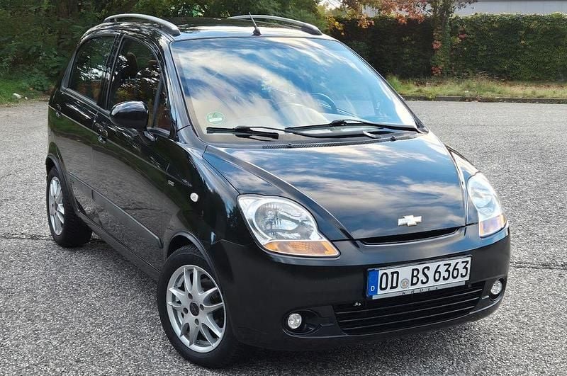 Schwarz Gebraucht 2007 Chevrolet Matiz SE Kleinwagen | 1.499 € (Fairer Preis) - Bild 1/4