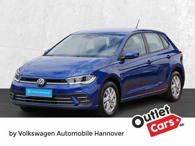 Reef blue metallic Gebraucht 2022 VW Polo Style Limousine | 15.770 € (Fairer Preis) - Bild 1/4
