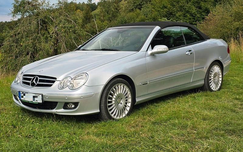 Silber Gebraucht 2007 Mercedes CLK200 Avantgarde Cabrio | 9.200 € (Superpreis) - Bild 1/4