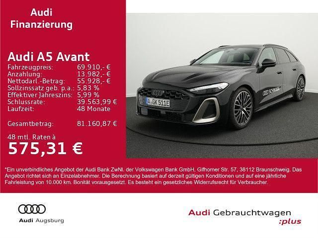 Mythosschwarz metallic Gebraucht 2025 Audi A5 S-Line Coupé | 69.910 € (Fairer Preis) - Bild 1/4