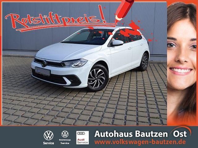 Pure white Gebraucht 2023 VW Polo Life Kleinwagen | 22.440 € (Teuer) - Bild 1/3