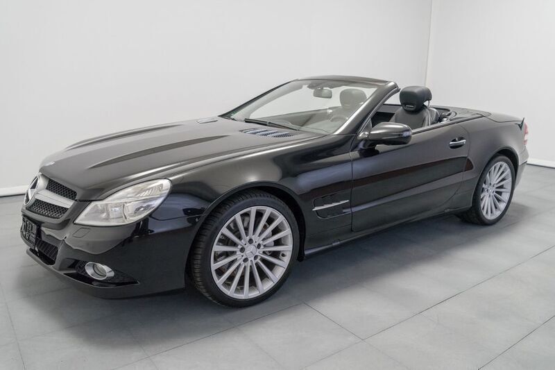 Schwarz Gebraucht 2009 Mercedes SL500 Cabrio | 42.950 € (Teuer) - Bild 1/4