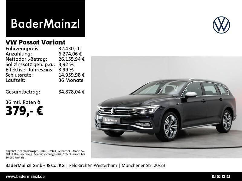 Schwarz Gebraucht 2022 VW Passat Alltrack Kombi | 29.620 € (Guter Preis) - Bild 1/3
