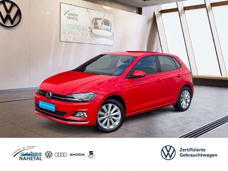 Rot Gebraucht 2020 VW Polo Highline Kleinwagen | 18.850 € (Guter Preis) - Bild 1/3