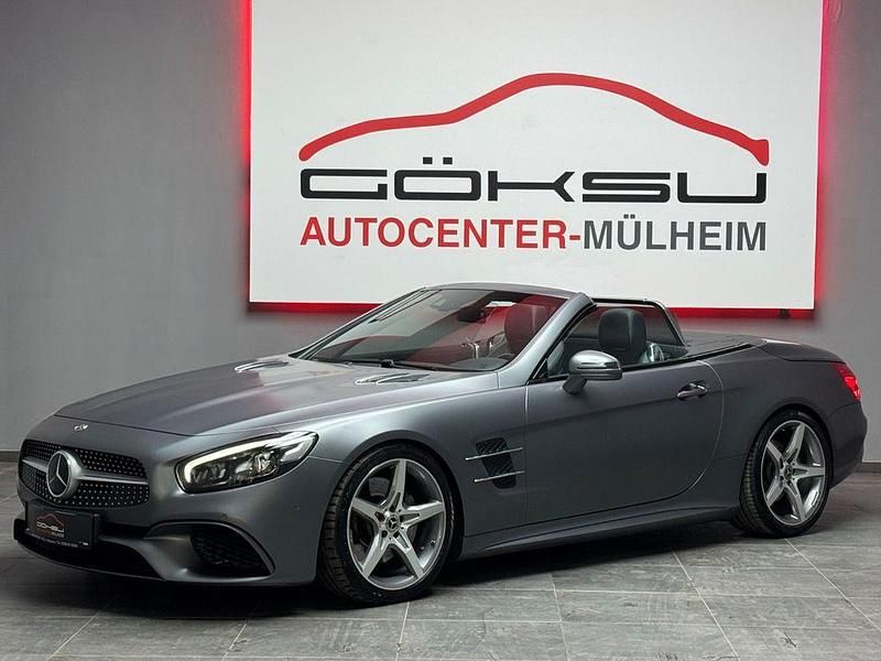 Grau Gebraucht 2017 Mercedes SL500 AMG Cabrio | 72.850 € (Teuer) - Bild 1/4