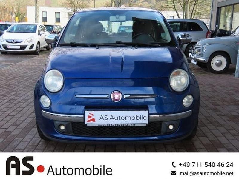 Gebraucht Fiat 500 69 PS (50 kW) 2009 Blu elettrico/magnetico/americ Cabrio
