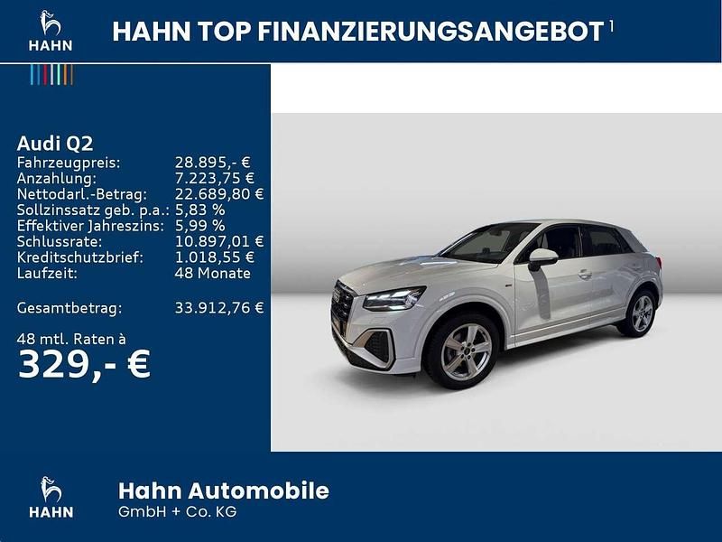 Gebraucht Audi Q2 S-Line 150 PS (110 kW) 2024 Weiß SUV