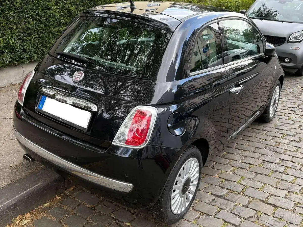 Gebraucht Fiat 500 Lounge 69 PS (50 kW) 2012 Schwarz Limousine