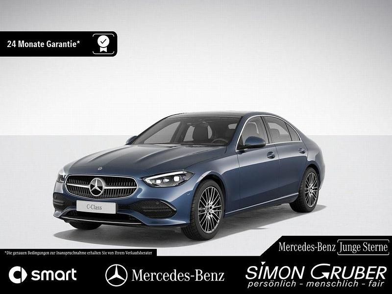Metalliclack sodalithblau (metallic) Gebraucht 2024 Mercedes C200 Avantgarde Limousine | 38.500 € (Fairer Preis) - Bild 1/4