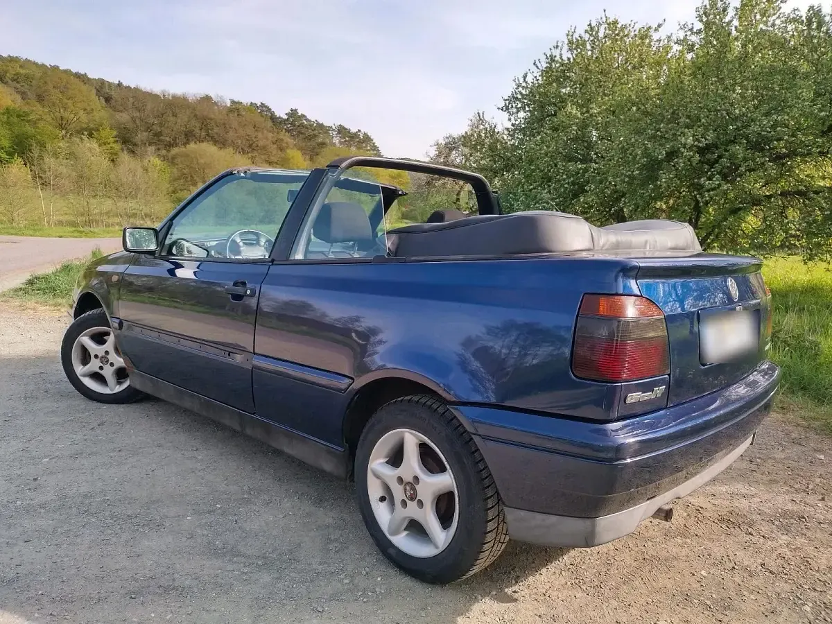 Gebraucht VW Golf Cabriolet 75 PS (55 kW) 1996 Blau Cabrio