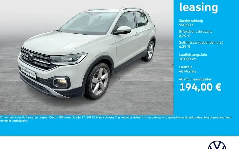 Gebraucht VW T-Cross Style 110 PS (80 kW) 2023 Grau SUV