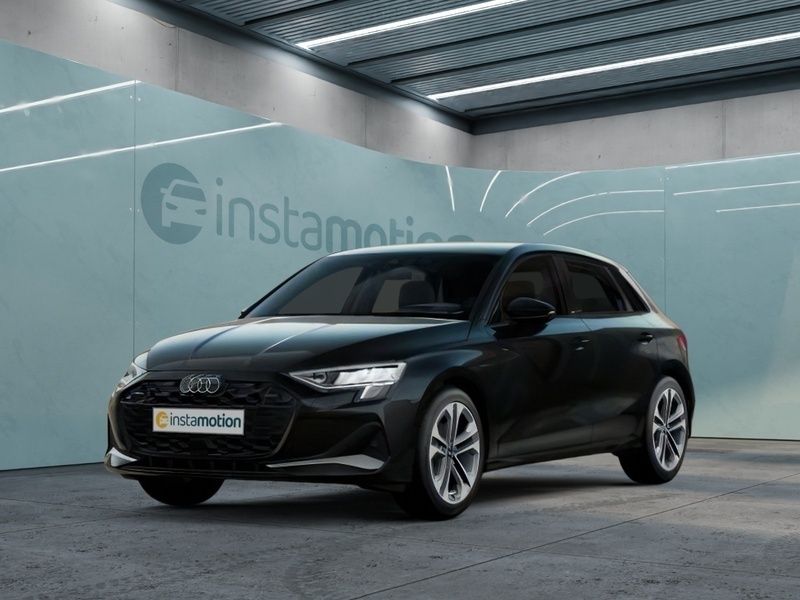 Schwarz Gebraucht 2024 Audi A3 Sportback Advanced Limousine | 35.850 € (Fairer Preis) - Bild 1/2