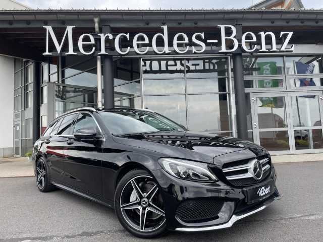 Schwarz Gebraucht 2017 Mercedes C220 AMG Kombi | 20.890 € (Fairer Preis) - Bild 1/4