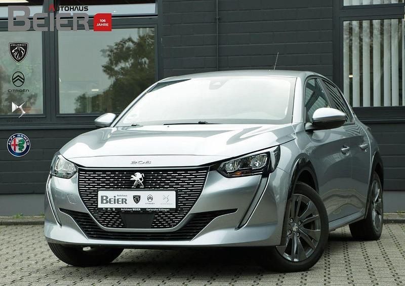 Silber Gebraucht 2021 Peugeot e-208 Active Kleinwagen | 14.380 € (Fairer Preis) - Bild 1/4