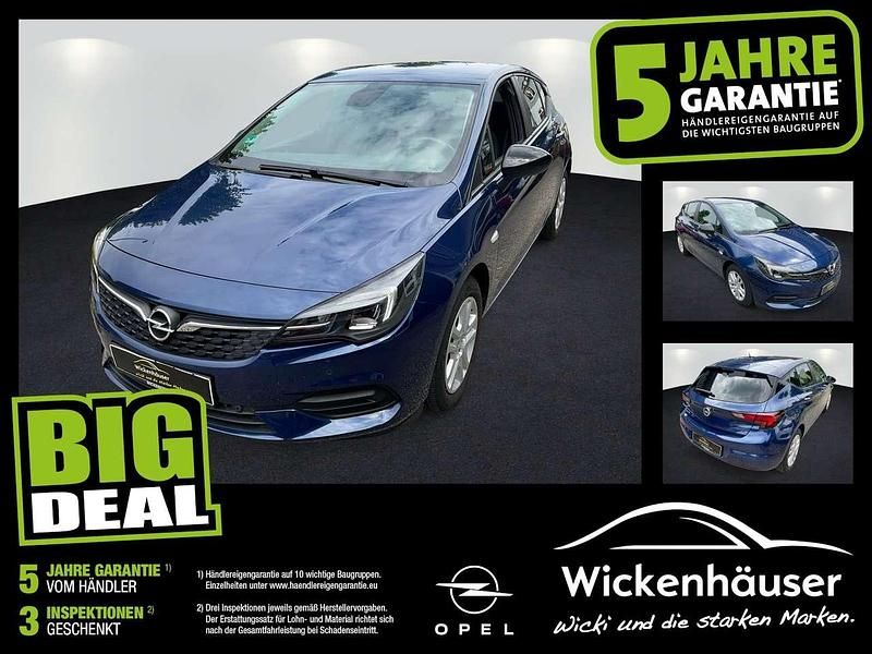 Nautic blau Gebraucht 2021 Opel Astra Edition Limousine | 15.990 € (Fairer Preis) - Bild 1/4