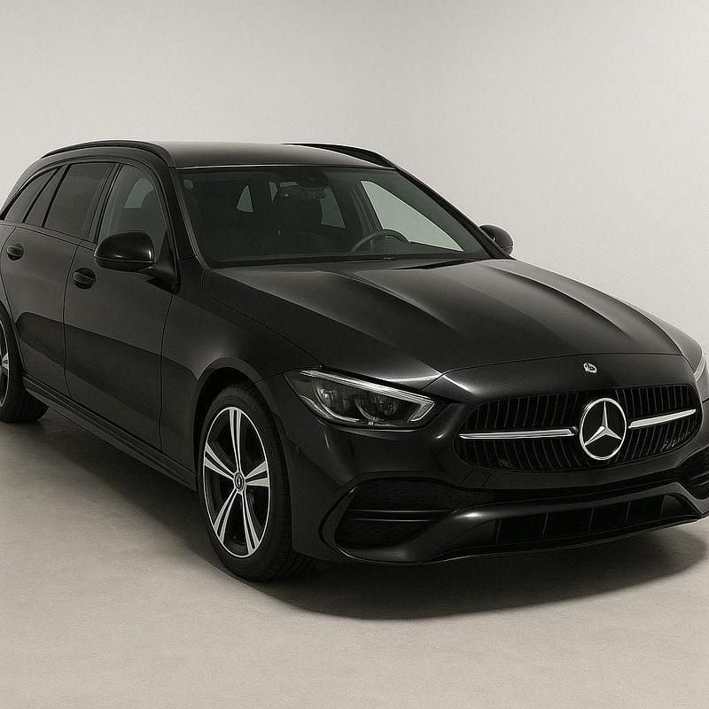 Schwarz Gebraucht 2022 Mercedes C220 Kombi | 31.999 € (Fairer Preis) - Bild 1/4
