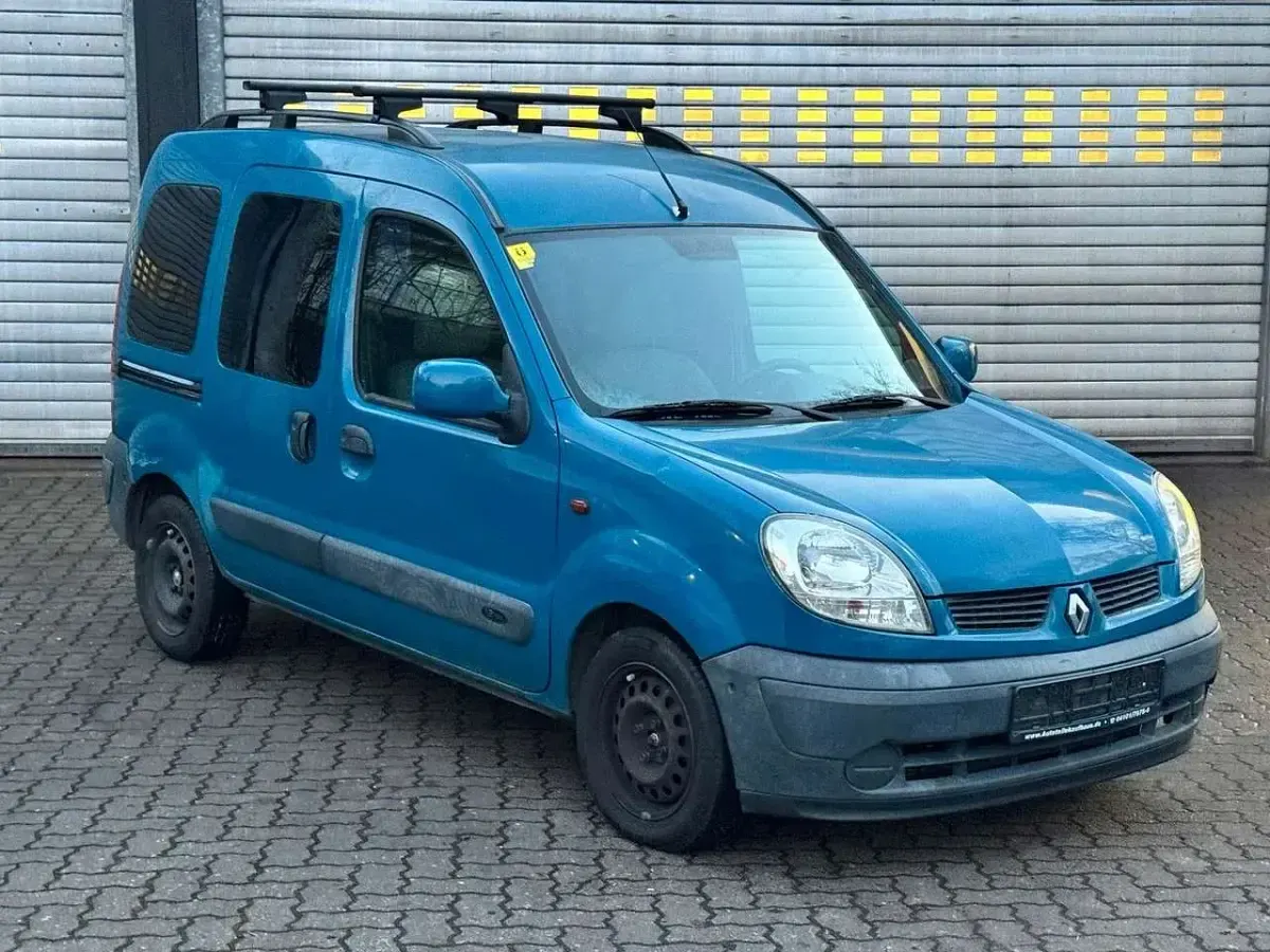 Gebraucht Renault Kangoo Authentique 75 PS (55 kW) 2003 Blau Van / Kleinbus