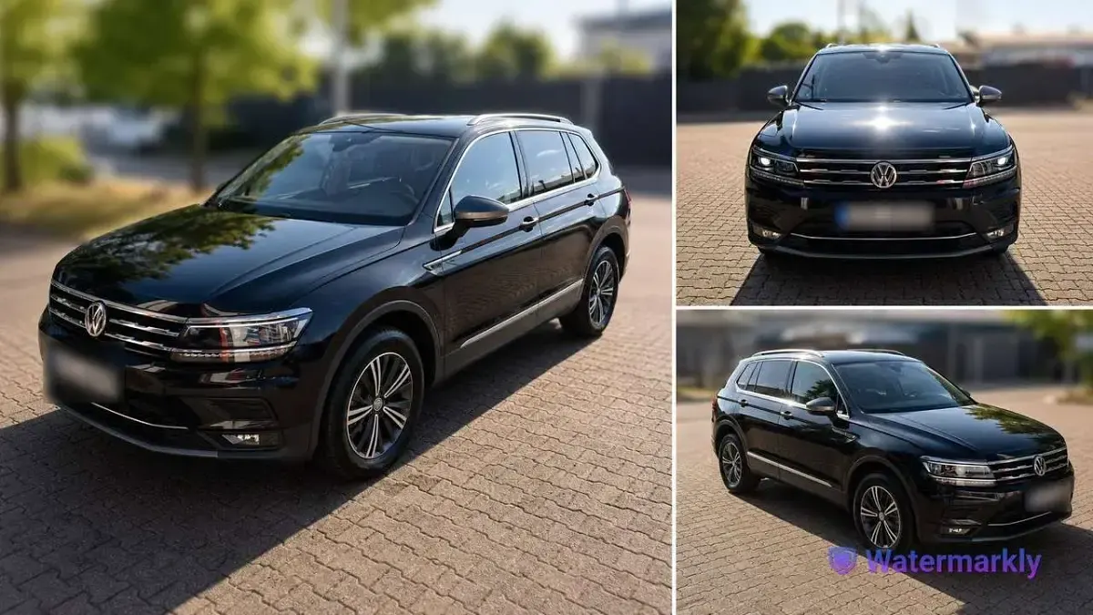 Gebraucht VW Tiguan Allspace Highline 190 PS (139 kW) 2019 Schwarz SUV
