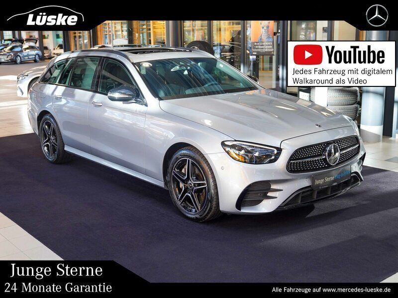 Lack hightechsilber Gebraucht 2023 Mercedes E300 AMG line Kombi | 39.900 € (Guter Preis) - Bild 1/4