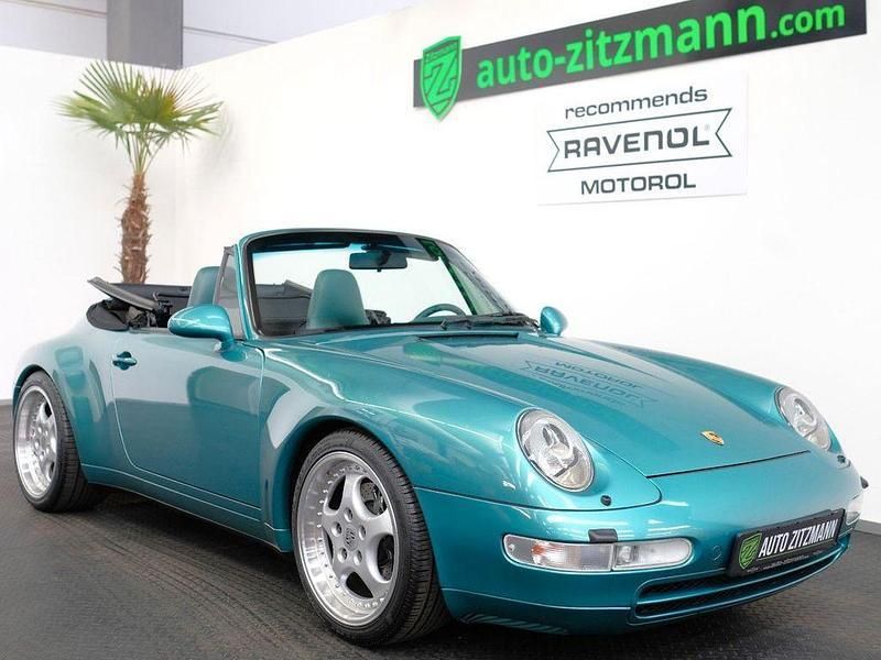 Grün Gebraucht 1997 Porsche 911 Carrera Cabriolet Cabrio | 87.990 € (Fairer Preis) - Bild 1/4