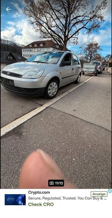 Gebraucht Ford Fiesta Ambiente 80 PS (58 kW) 2005 Silber Kleinwagen