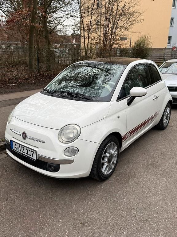 Weiß Gebraucht 2008 Fiat 500 Kleinwagen | 4.199 € (Fairer Preis) - Bild 1/4