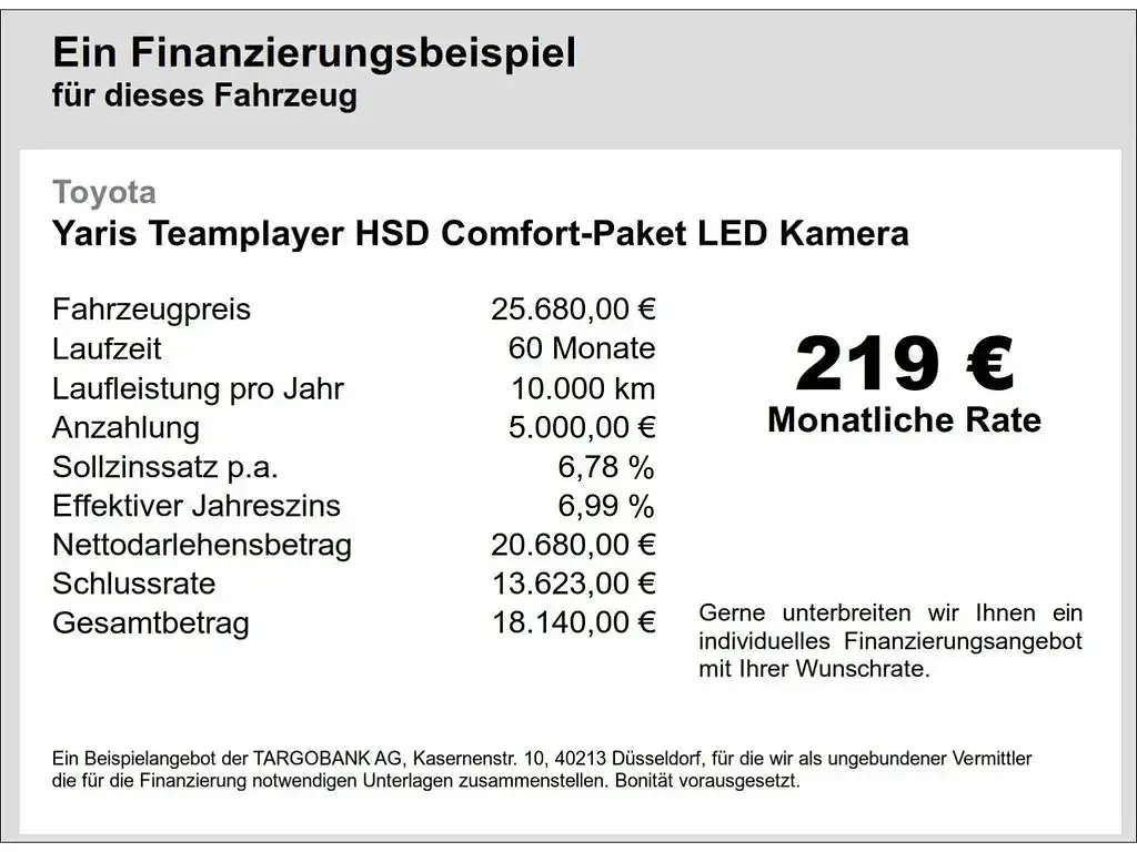Neu Toyota Yaris Comfort 116 PS (85 kW) 2025 Silber Kleinwagen